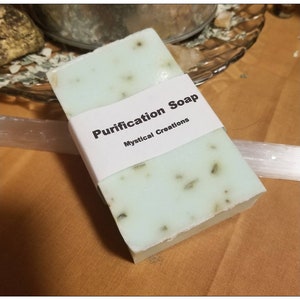 Purification Soap, Hyssop Soap, Essential Oils, Herbal Soap