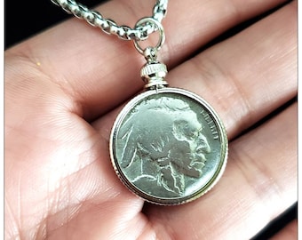 Buffalo Coin Pendant - Etsy