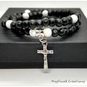 Rosary Bracelet, Catholic Bracelet, Confirmation Gift, Prayer Beads Beaded Bracelet Rosary Wrap Bracelet