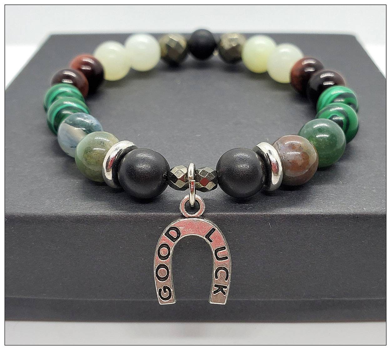 Money Bracelet Wealth Bracelet Good Luck Horseshoe Charm Etsy