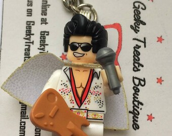 Elvis Aaron Presley Music The King Of Rock /& Roll Custom Mini Figure Minifig