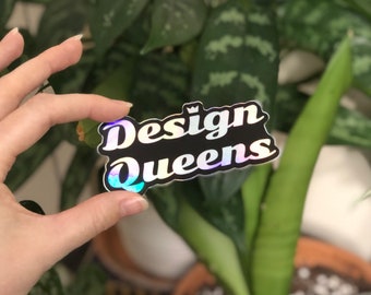 Diseño Queens pegatina holográfica