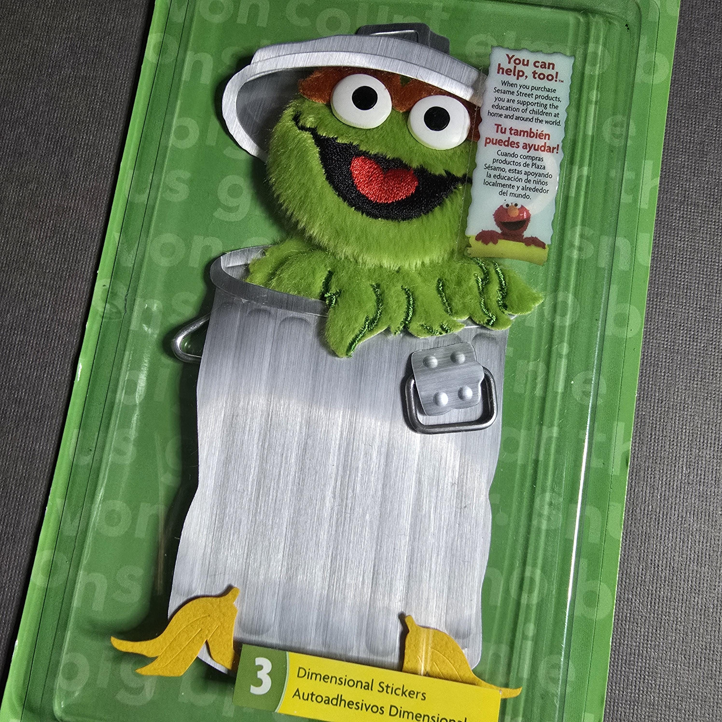 Oscar the Grouch Stickers - Etsy, image size:2992x2992