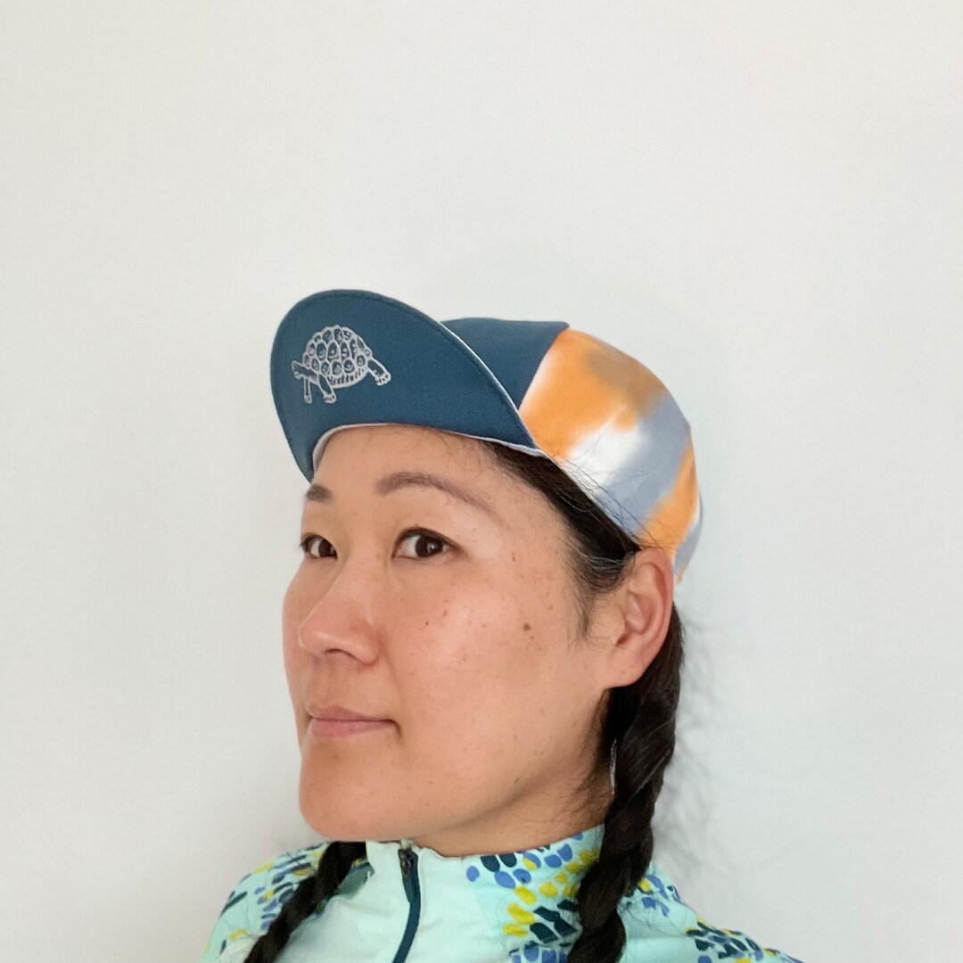 Tie Dye Cotton Cycling Cap Tortoise and Hare Cycling Cap Etsy