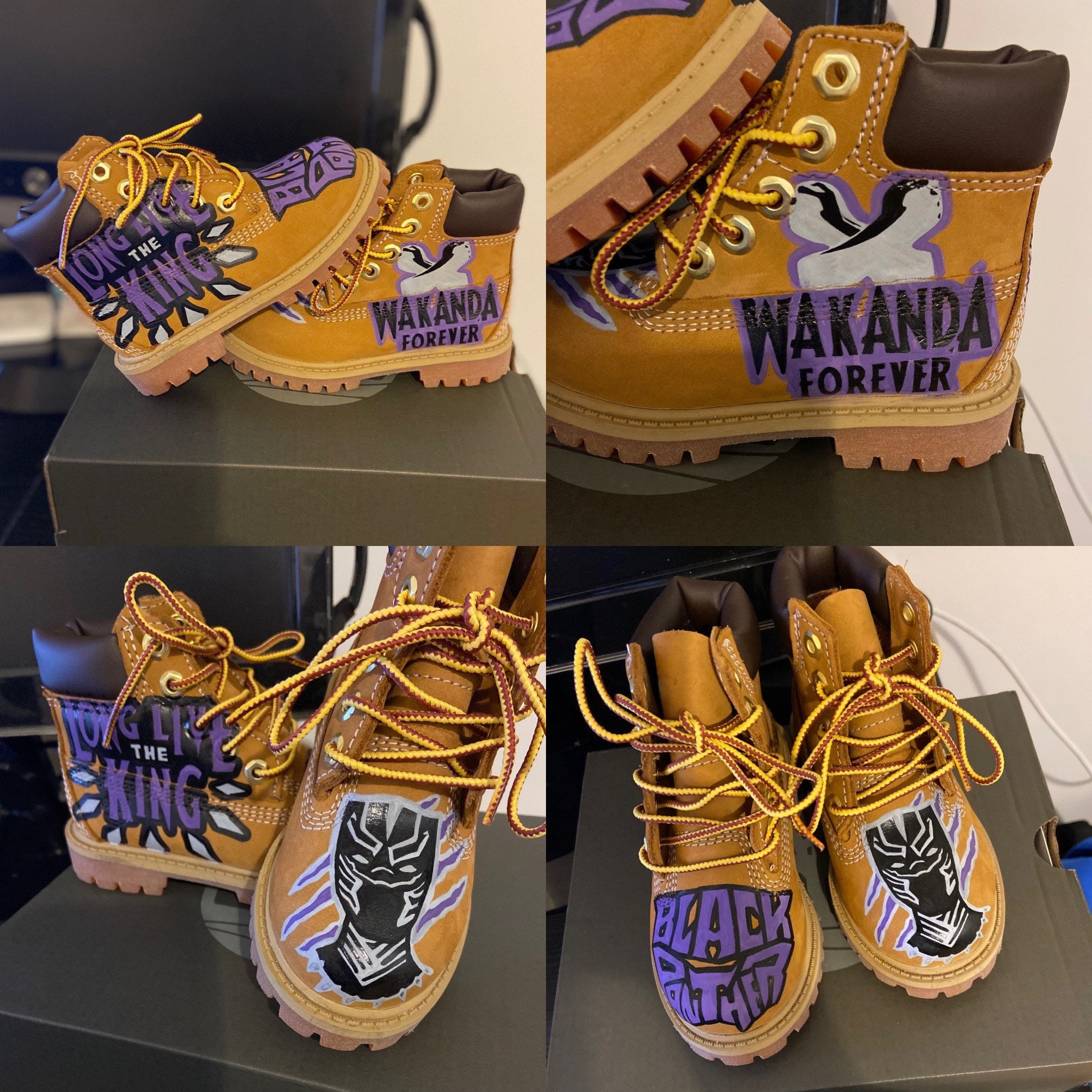 custom glitter timberlands