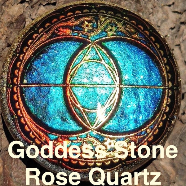 Chalice Well - Avalon - Vesica Piscis Orgonite - Holographic special effect (please watch video on description) Lightworker deluxe handmade 