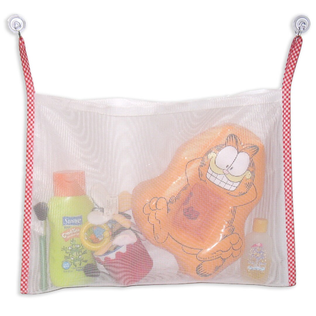 Toy Storage Mesh Bag for Bath Time Fun Etsy