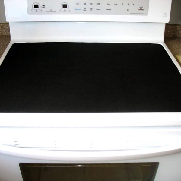 Custom-Sized Stove Mat Protector for Glass Cook Tops (when burners not in use) Premium Felt by Shop At Clares