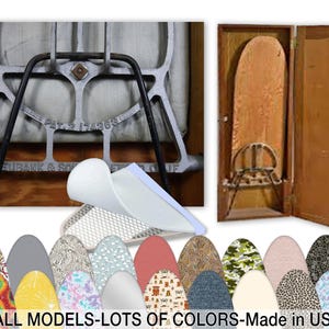cov_LH EUBANK Wall-Mounted Ironing Board Cover PLUS 6mm Underlay Pad w/ Option to Add Sleeve Cover/3mm Pad
