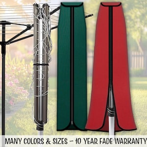 cb_10-Year Warranty DRYER COVER for Fold Down Rotary | Premium Outdoor Canvas | Custom Clothesline Cover | Made in USA