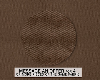 rem: Canvas Duck Cloth 10oz Remnant 100% Cotton - Brown
