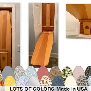 cov_CHAPPELL Door Co Vintage Ironing Board Cover (no pad) w/ Option to Add Sleeve Cover/3mm Pad