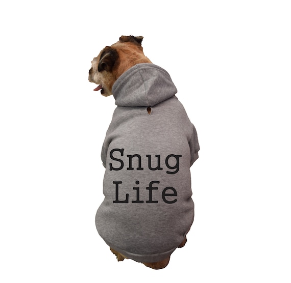 Snug Life Shirt Christmas Gifts for Dogs, Hoodie Sweatshirt for