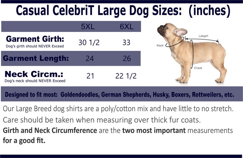 Dog Shirt Size Change Please Use this Listing ONLY if your Etsy