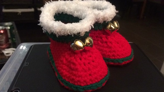 fuzzy baby booties