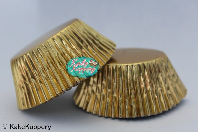 Foil Baking Cupcake Liners Purple Blue Black Pink Copper Etsy