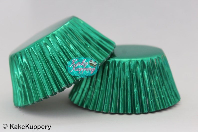 Foil Baking Cupcake Liners Purple Blue Black Pink Copper Etsy