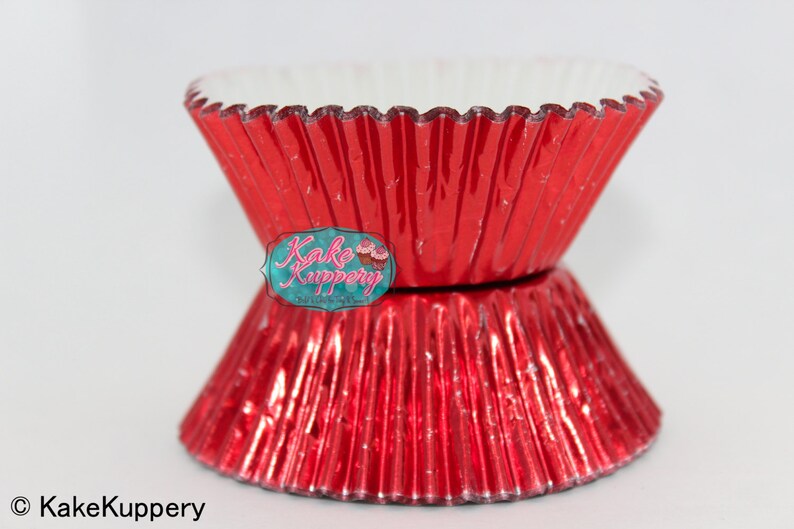 Foil Baking Cupcake Liners Purple Blue Black Pink Copper Etsy