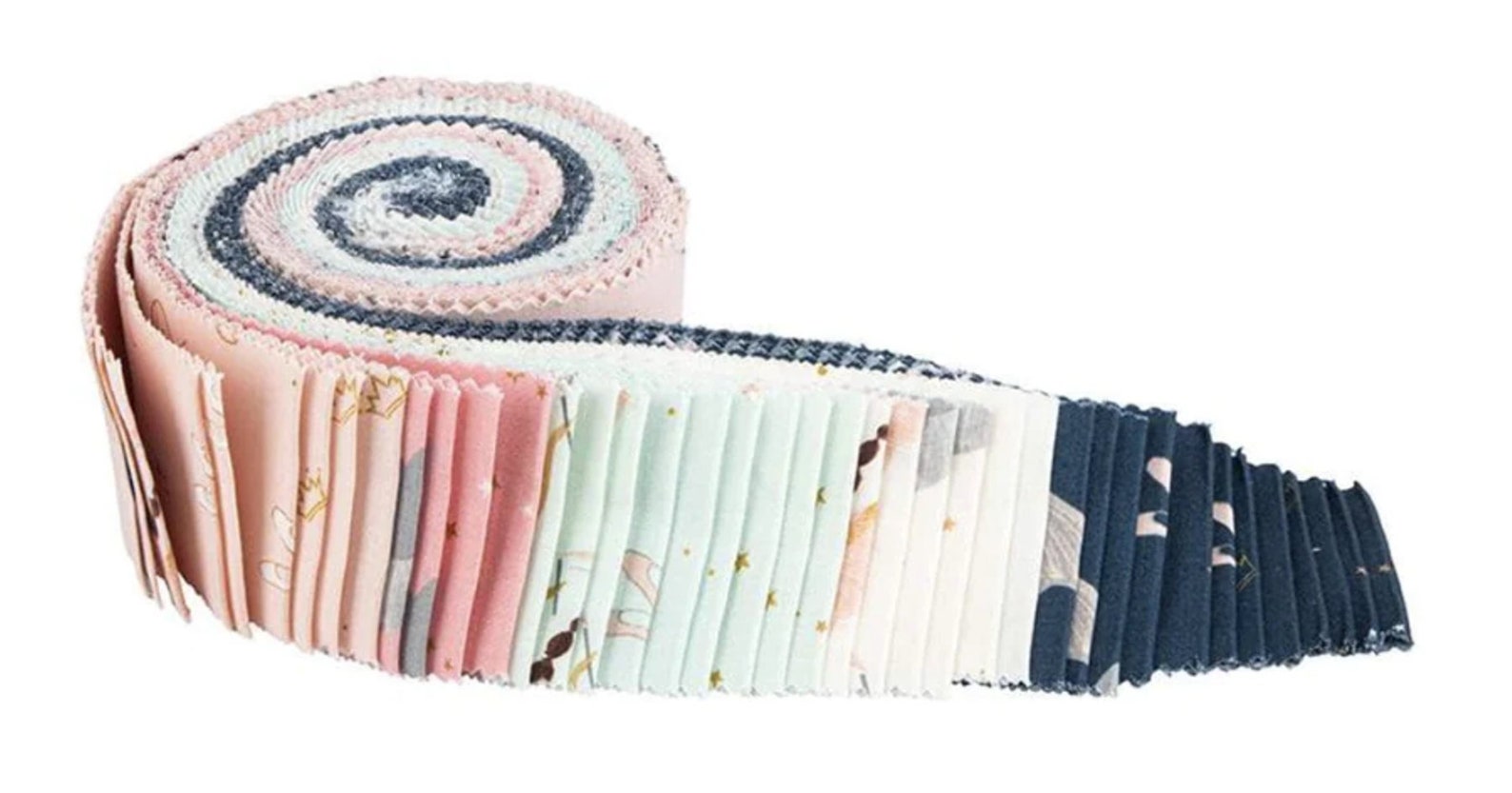 Riley Blake Designs Jelly Roll – 40 Stoffstreifen à 6,3 X 112 Cm, Clover Farm Kollektion, 100% Baumwolle