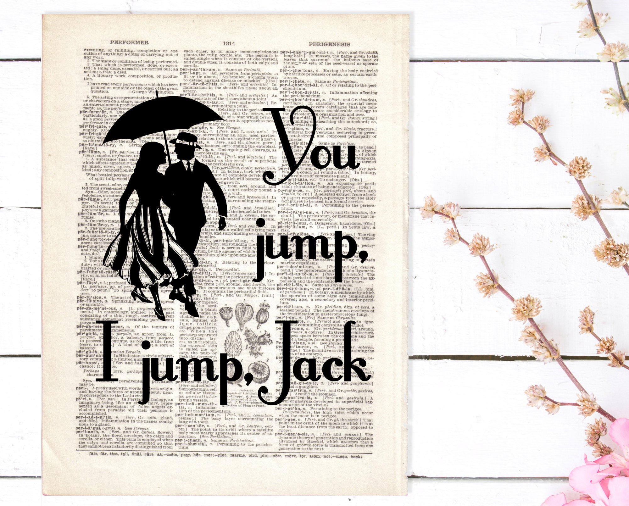 Dictionary Art Print You Jump I Jump Jack In Omnia Paratus Etsy Dictionary Art Print You Jump I Jump Jack In Omnia Paratus Etsy