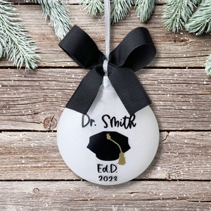 EdD Graduation Ornament, EdD Graduation Gift For Her, Doctor Of Education EdD Gift, Doctorate In Education, Doctoral Graduation Gift For Him