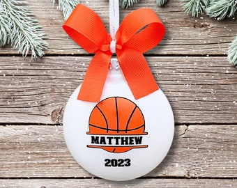 Basketball Ornament, Personalized Basketball Gifts For Boys, Basketball Christmas Ornament, Basketball Gifts For Girls Basketball Gift