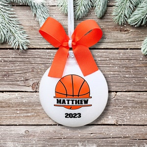 Basketball Ornament, Personalized Basketball Gifts For Boys, Basketball Christmas Ornament, Basketball Gifts For Girls Basketball Gift
