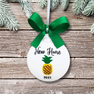 Neues Haus Ornament, neues Haus Housewarming Geschenk personalisiert, Abschlussgeschenke für Käufer, neues Haus Geschenk, neue Haus Weihnachtsverzierung