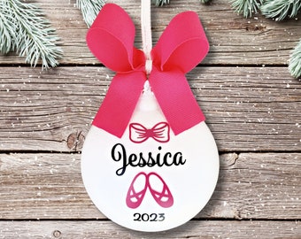 Dance Ornament, Personalized Dance Gifts For Girls, Dance Team Gift, Dance Recital Gift, Ballet Gifts, Ballet Ornament, Ballerina Ornament