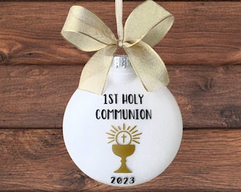 First Communion Ornament, First Communion Gift Girl, First Communion Gift Boy, 1st Communion Gifts for Girls, First Communion Gift for Girls