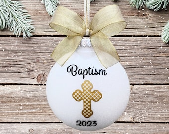 Baptism Ornament, Boy Baptism Gift Girl, Baby Baptism Gift Boy, Baby Christening Gifts, Baptism Boy, Adult Baptism Gift, Goddaughter Gifts