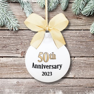 Geschenke zum 50-jährigen Jubiläum für Eltern, Verzierung zum 50-jährigen Jubiläum, Geschenke zum 50-jährigen Hochzeitstag, Geschenk zum 50-jährigen Jubiläum für Eltern, golden