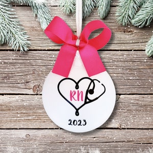 RN Gifts, Nurse Ornament, Registered Nurse Gifts, Nurse Graduation Gift For Nurse, Nurse Graduate Gift Nursing Graduation RN Graduation Gift image 1