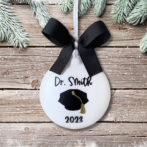 Doctorate Ornament, Doctorate Graduation Gift, Doctoral Graduation Gift, Doctorate Gift, Doctorate Gifts, Dissertation Gift,  PhD Graduation