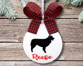 Australian Shepherd Ornament, Australian Shepherd Gifts, Aussie Mom Aussie Dad, Aussie Ornament, Australian Shepherd Red Merle, Aussie Gifts