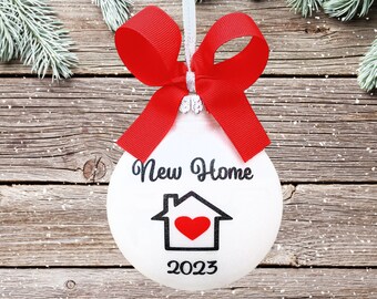 New Home Ornament, Personalized New Home Housewarming Gift, Real Estate Closing Gifts For Clients, Closing Gift For Buyers, New Home Gift