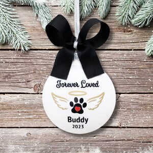 Dog Memorial Ornament, Dog Sympathy Gift, Pet Loss Ornament, Dog Remembrance Gift, Dog Memorial Gift, Loss Of Dog Gift, In Memory Of Dog