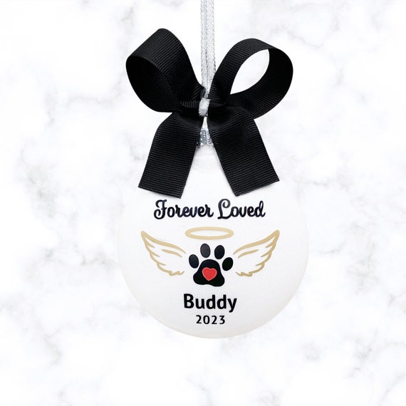Dog Memorial Ornament, Dog Sympathy Gift, Pet Loss Ornament, Dog Remembrance Gift, Dog Memorial Gift, Loss Of Dog Gift, In Memory Of Dog