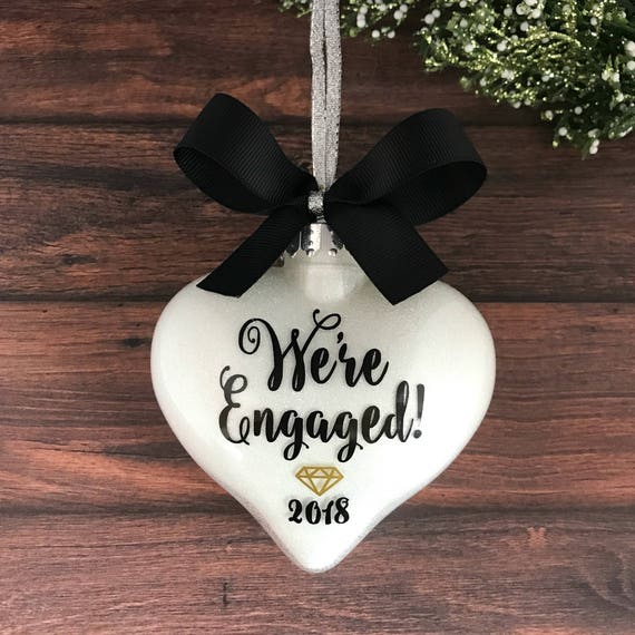 Personalized Engagement Ornament For Couple Engagement Gifts Etsy image 0 - Personalized Engagement Ornament For Couple Engagement Gifts Etsy