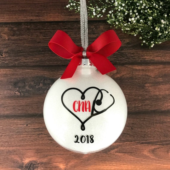 Custom Nurse Ornament Nurse Graduation Gift Personalized Christmas Ornament Nurse Ornament CNA Gift