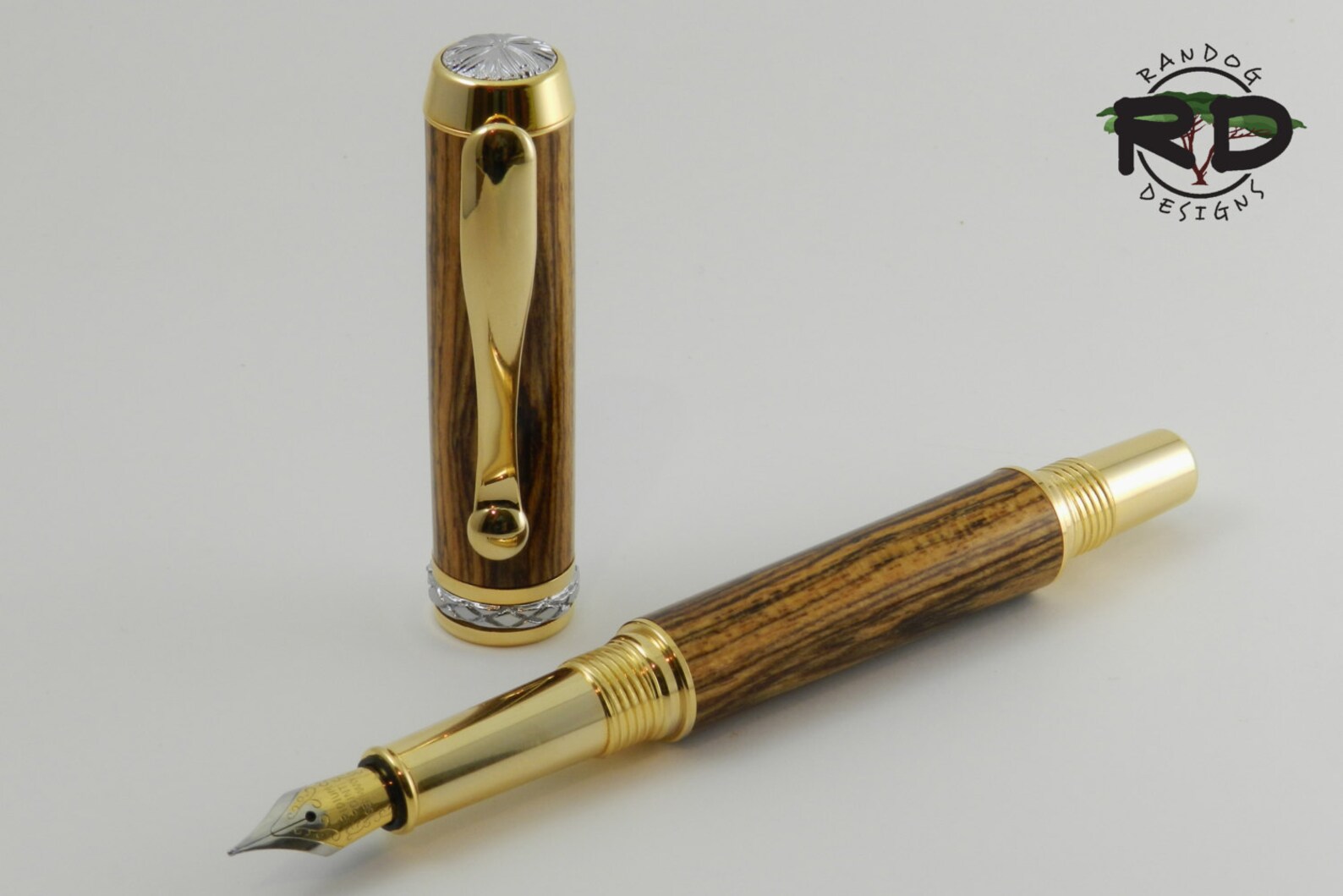 Bocote Fountain Pen, Wood Pen, Gold Pen, Fountain Pen Etsy