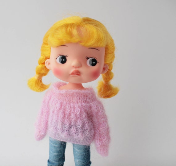Holala doll pink mohair sweater
