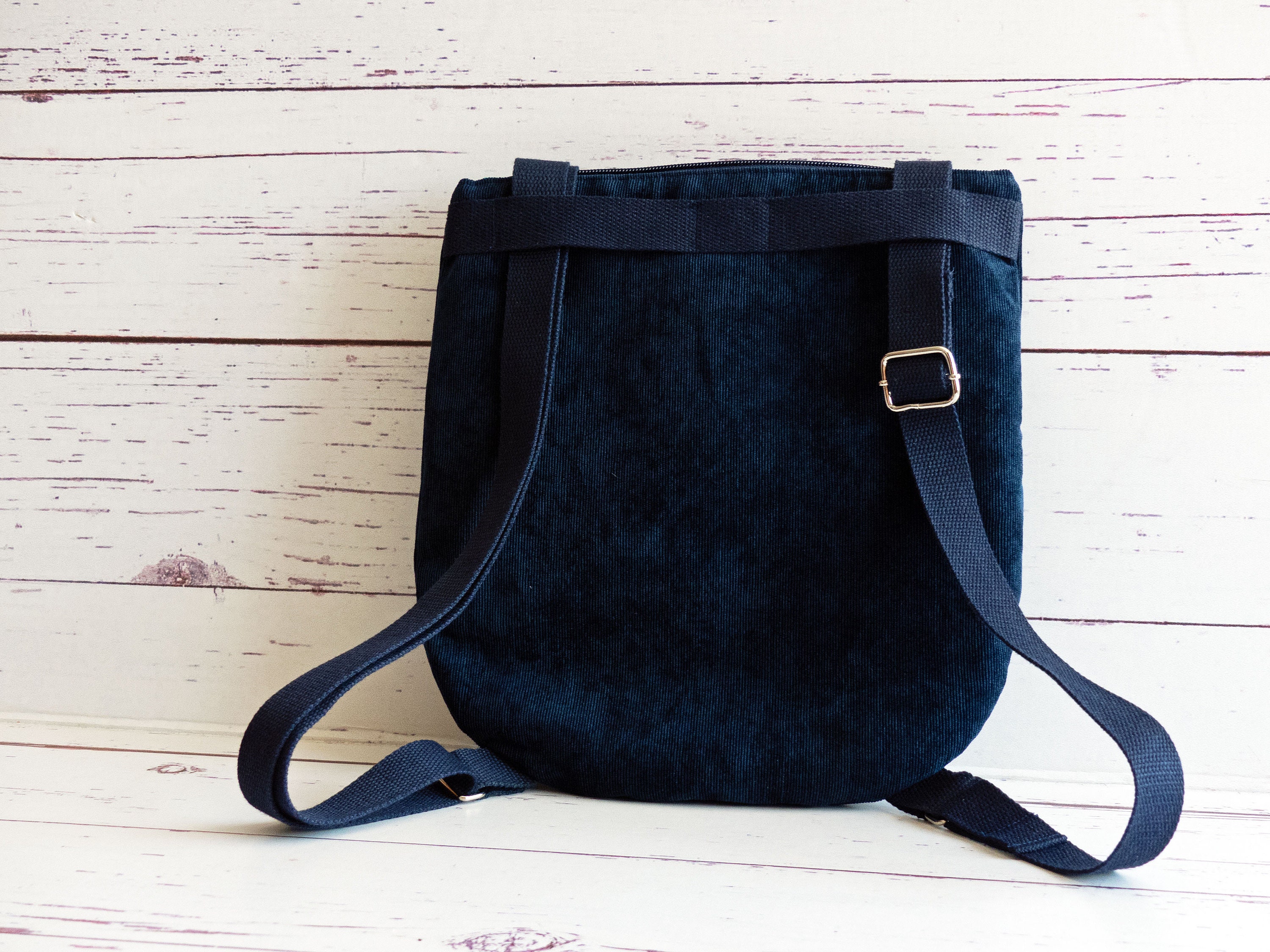 3-in-1 Corduroy Backpack Purse, Convertible Shoulder Bag, Mini Daypack Travel Daypacks Walmart Small Backpack Purse Daypack Mini  main image 4