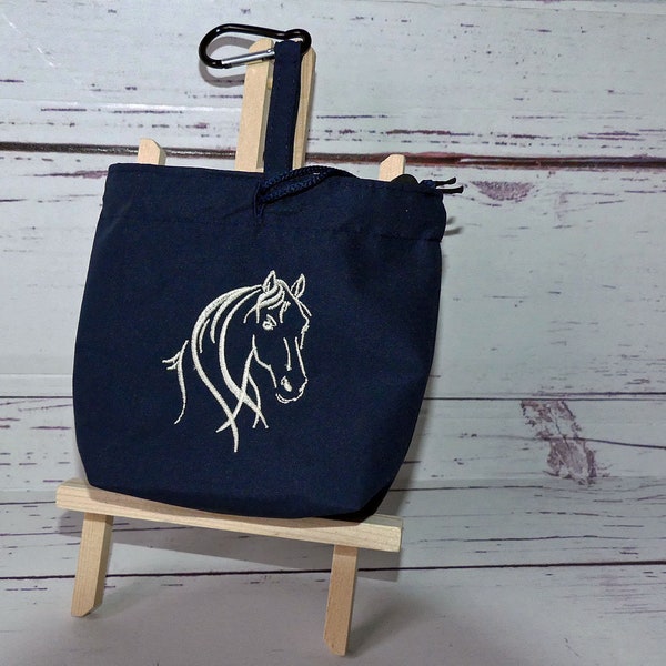 Horse Treat Bag with Motif - Treat Bag for Horses - Waterproof Treat Bag - Pony Training Pouch - Pocket Liner Treat Bag