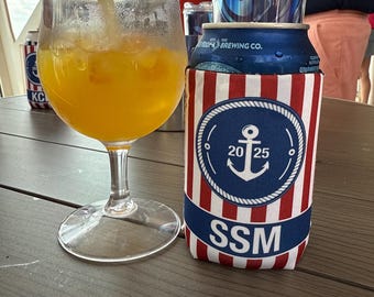Personalized Neoprene Can Coolers | Photo Beverage Holders | Wedding, Birthday, Party Favors