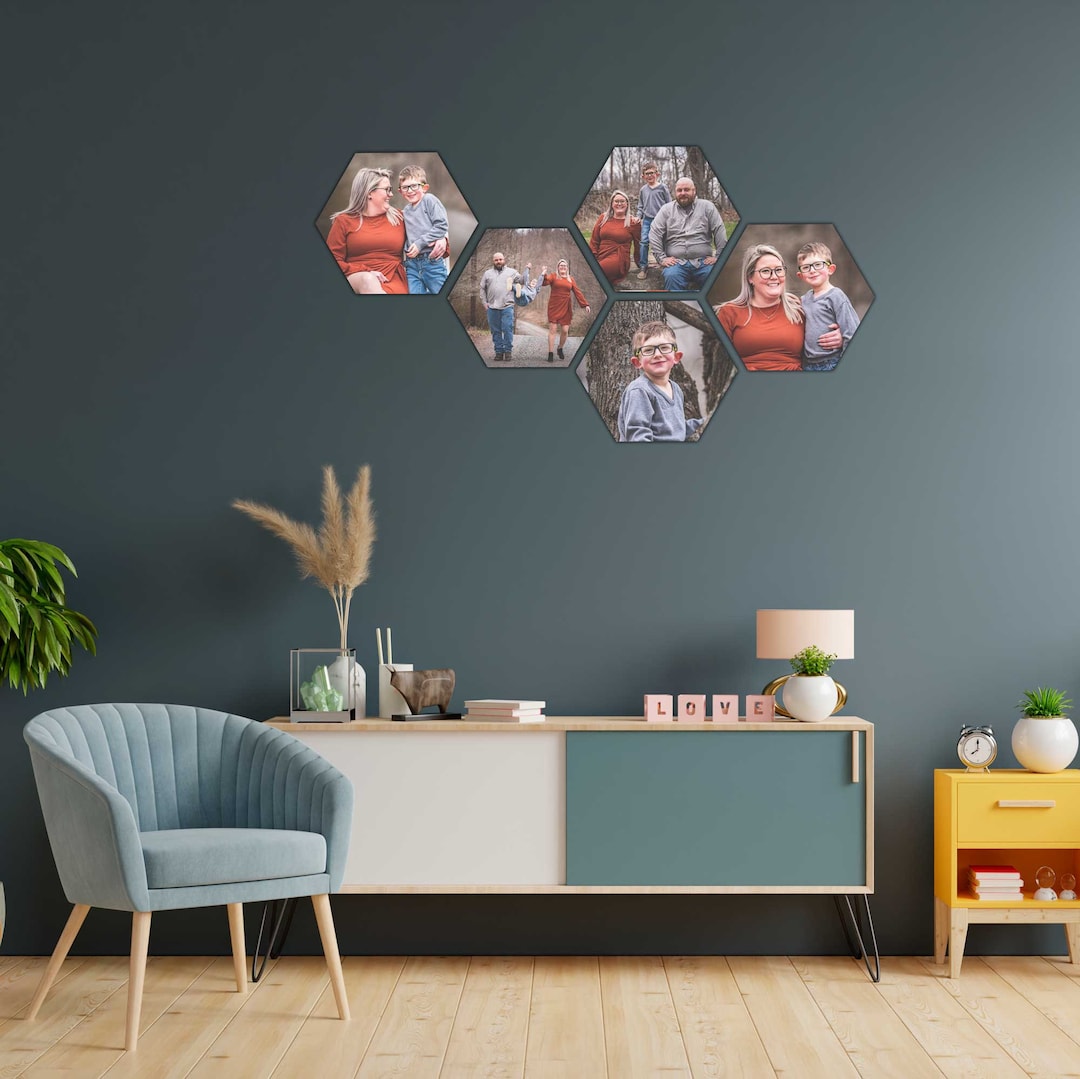 Custom Wall Tiles, Repositionable Photo Tiles, Mix & Match, Wall Art