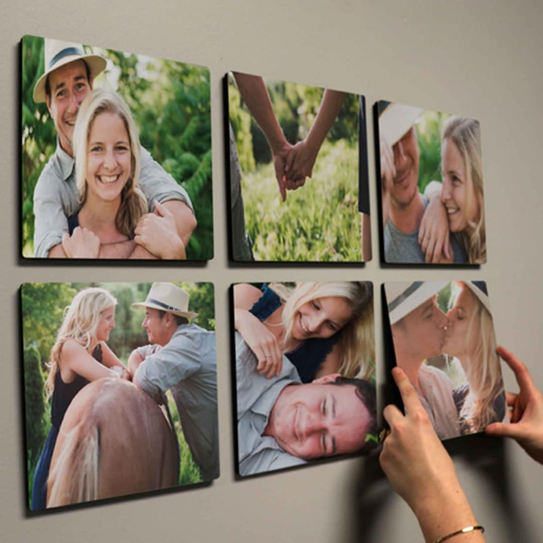 Custom Wall Tiles, Repositionable Photo Tiles, Mix & Match, Wall Art
