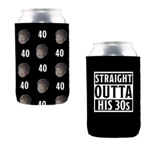 Custom Neoprene Can Cooler: Personalized Photo Beverage Holder, Party Favor immagine 10