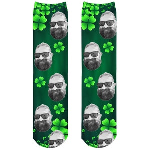 st patricks day knee high socks