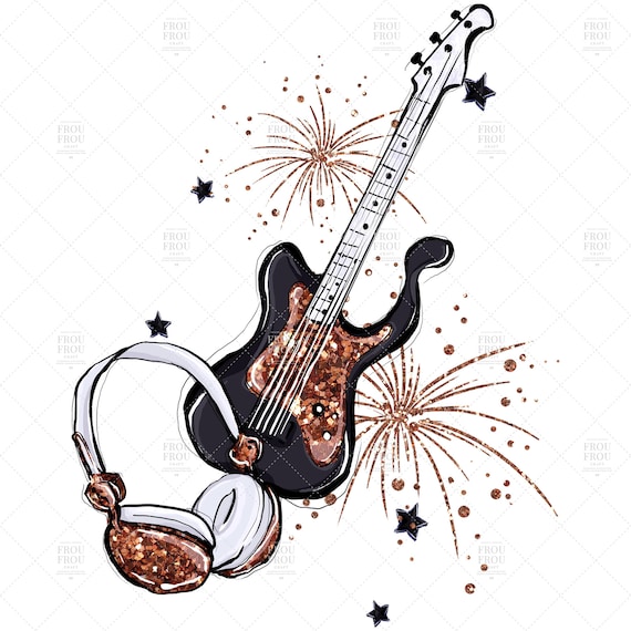 音楽クリップアート、ロックスターファッションイラスト、ディスコ
